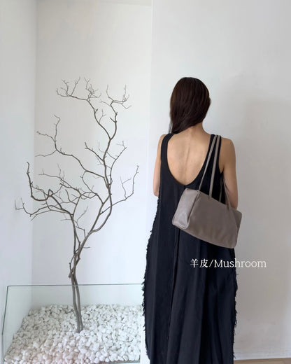 A37 | Brick Shoulder Bag 真皮磁吸方形單肩袋 | 荔枝紋牛皮 | 亮面牛皮 | 羊皮 | 韓國 Bucks and Leather