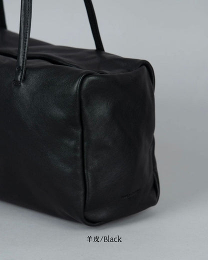 A37 | Brick Shoulder Bag 真皮磁吸方形單肩袋 | 荔枝紋牛皮 | 亮面牛皮 | 羊皮 | 韓國 Bucks and Leather