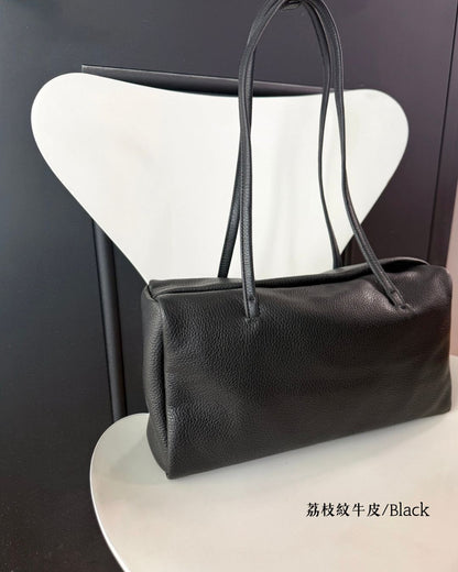 A37 | Brick Shoulder Bag 真皮磁吸方形單肩袋 | 荔枝紋牛皮 | 亮面牛皮 | 羊皮 | 韓國 Bucks and Leather