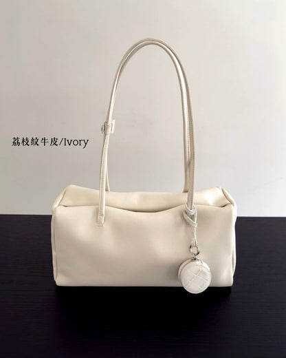 A37 | Brick Shoulder Bag 真皮磁吸方形單肩袋 | 荔枝紋牛皮 | 亮面牛皮 | 羊皮 | 韓國 Bucks and Leather