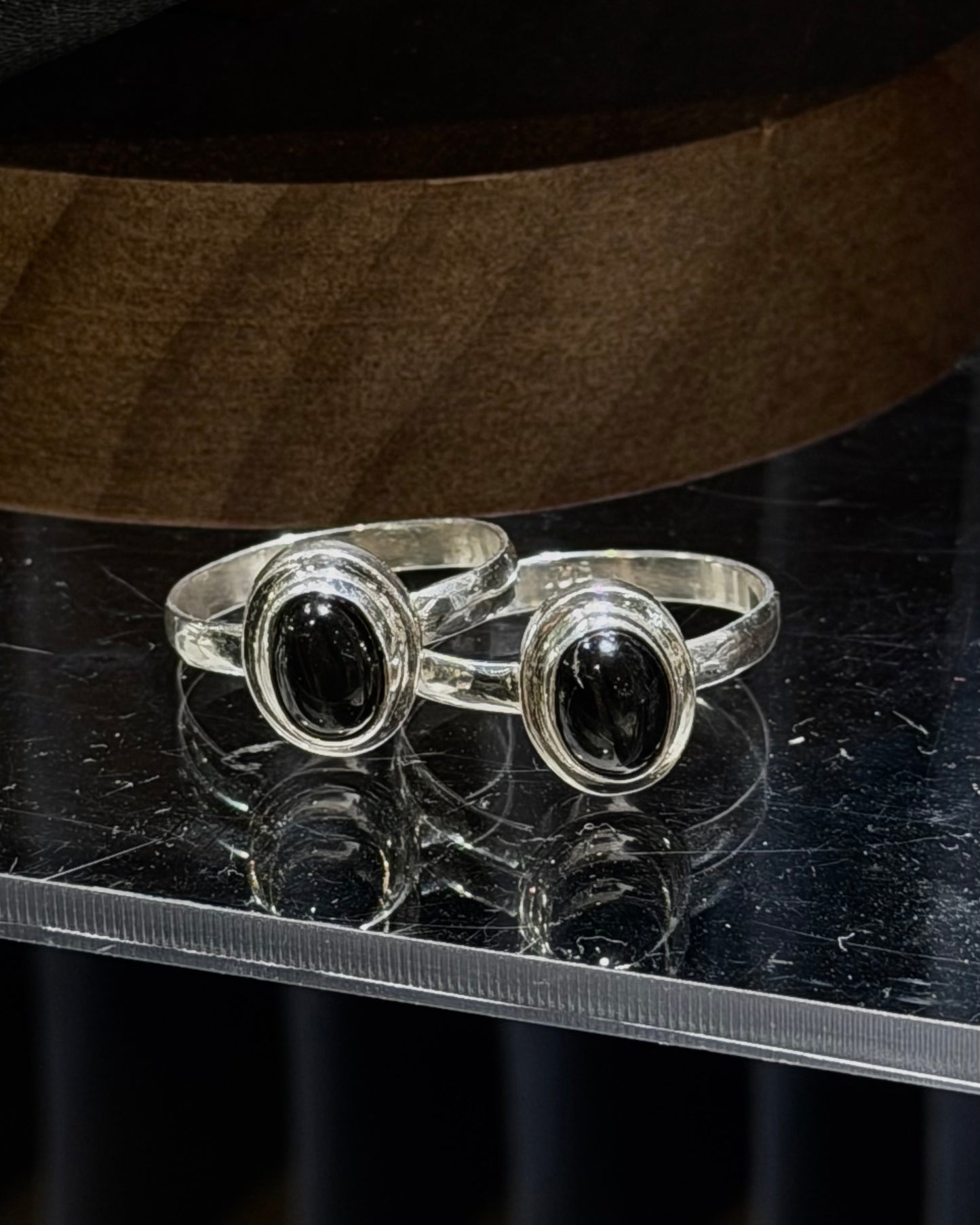 #643丨Black Star Diopside Ring丨925 Silver | Natural Stones