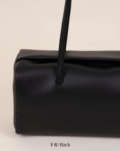 A38 | Mini Brick Shoulder Bag 迷你真皮磁吸方形單肩袋 | 荔枝紋牛皮 | 羊皮 | 韓國 Bucks and Leather