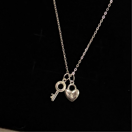 #407 | Love Lock Necklace丨925 Silver