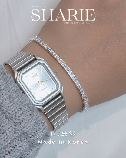 #605 | 3mm Channel Set CZ Tennis Bracelet | 925 Silver