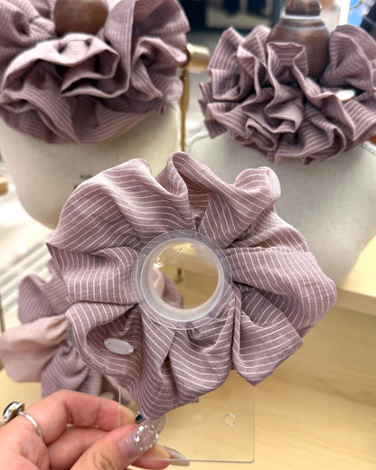 S2 - 韓國防水線條布料髮圈