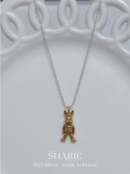 #746 #747 | Bear King and Ribbon Rabbit | 925 Silver