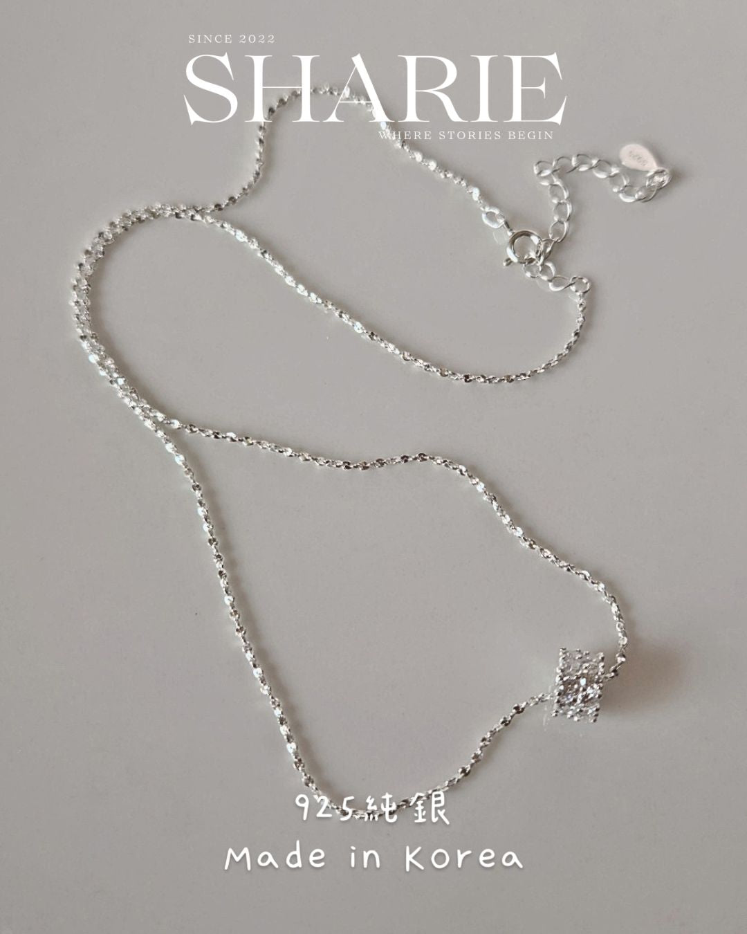 #406 | Shinning Charm Necklace丨925 Silver