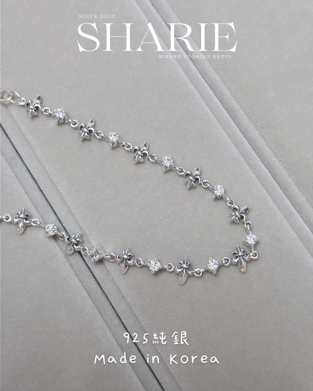 #687 | ⚜️Vintage Fluer Bracelet丨925 Silver
