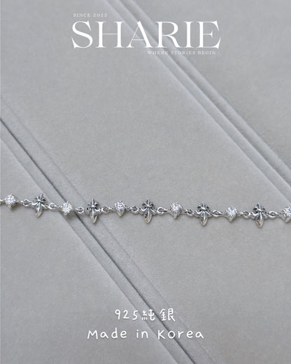 #687 | ⚜️Vintage Fluer Bracelet丨925 Silver