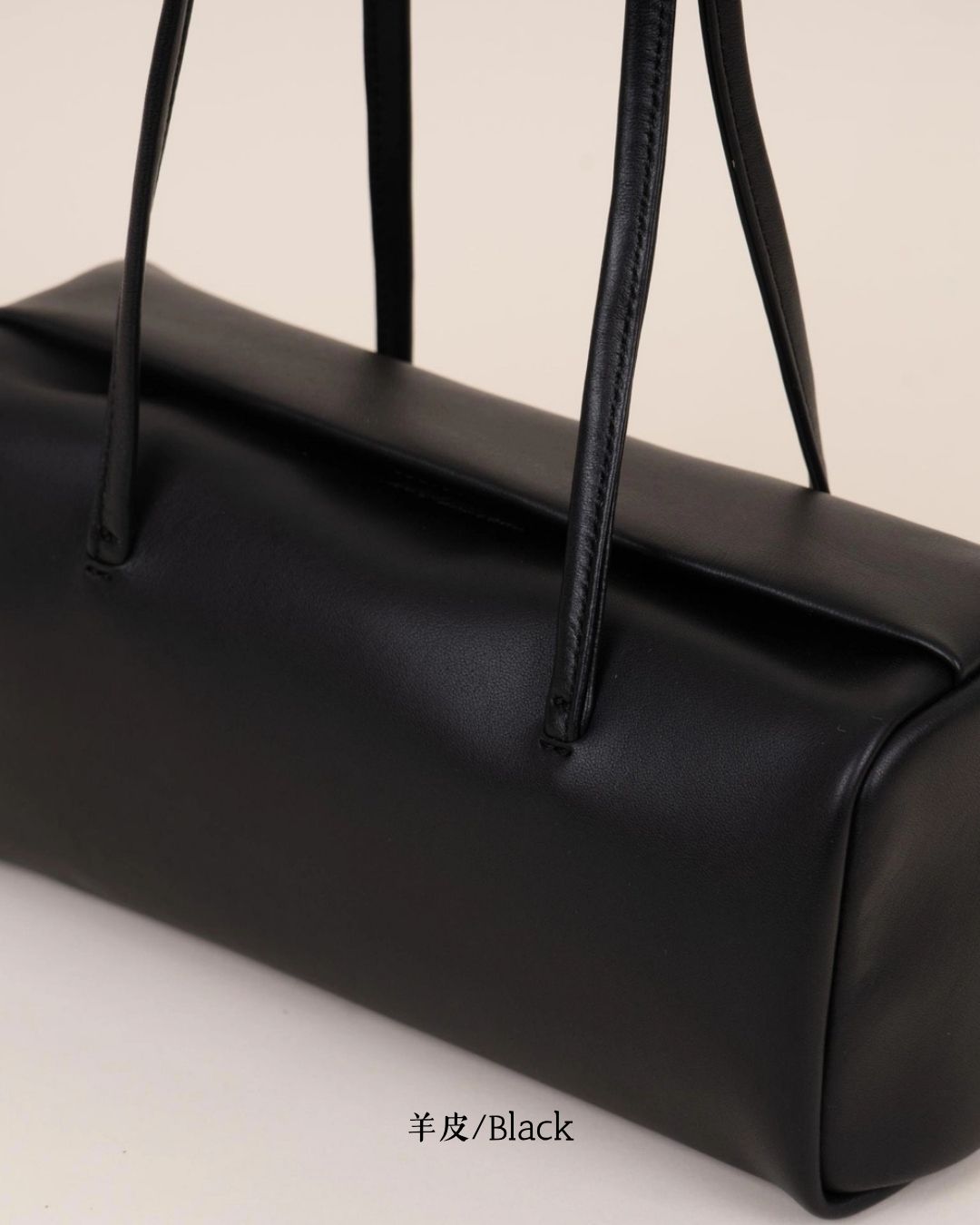 A38 | Mini Brick Shoulder Bag 迷你真皮磁吸方形單肩袋 | 荔枝紋牛皮 | 羊皮 | 韓國 Bucks and Leather