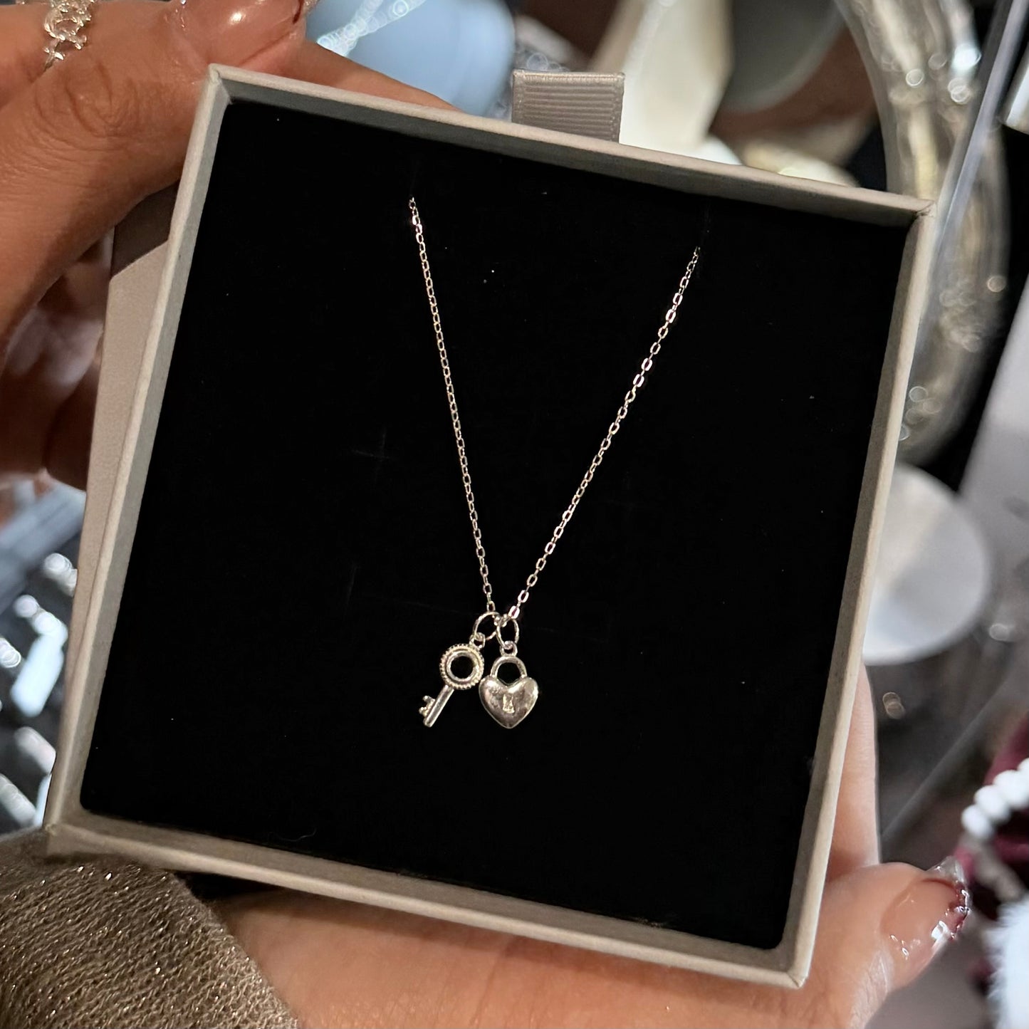 #407 | Love Lock Necklace丨925 Silver