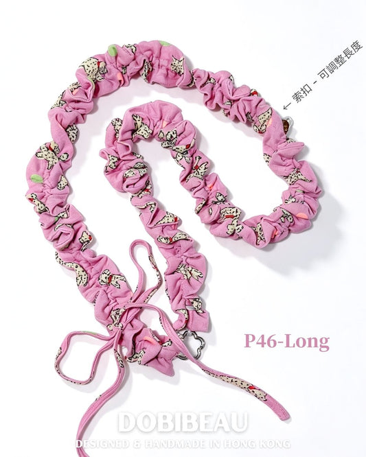 P46 | 鮮粉紅小狗電話繩 🇰🇷 韓國親膚布料 | 電話繩 Phone Strap | DOBIBEAU