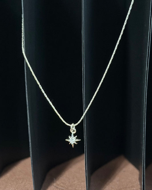 #403 | Mini Polystar Necklace丨925 Silver