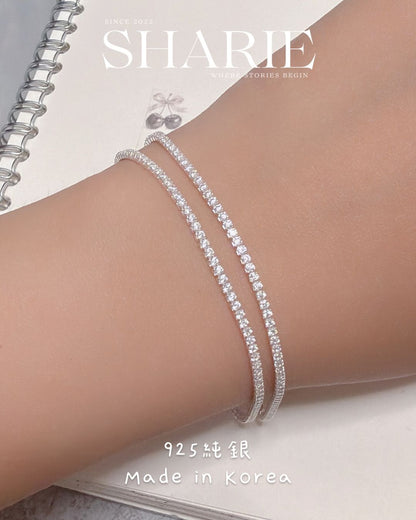 #607 #608 | 1.8mm Tennis Bracelet | 925 Silver