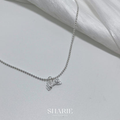 N46丨Solid Ribbon Necklace丨925 Silver