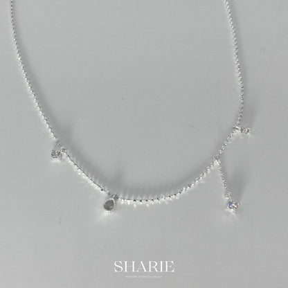 PN51丨The Meteor Necklace丨925 Silver -Cubic zirconia