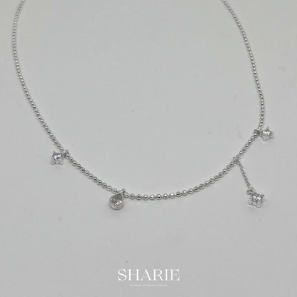PN51丨The Meteor Necklace丨925 Silver -Cubic zirconia