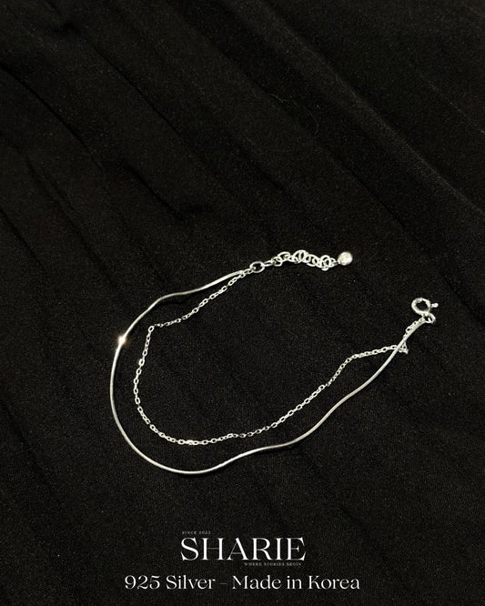#781 | Parallel Layered Bracelet | 925 Silver