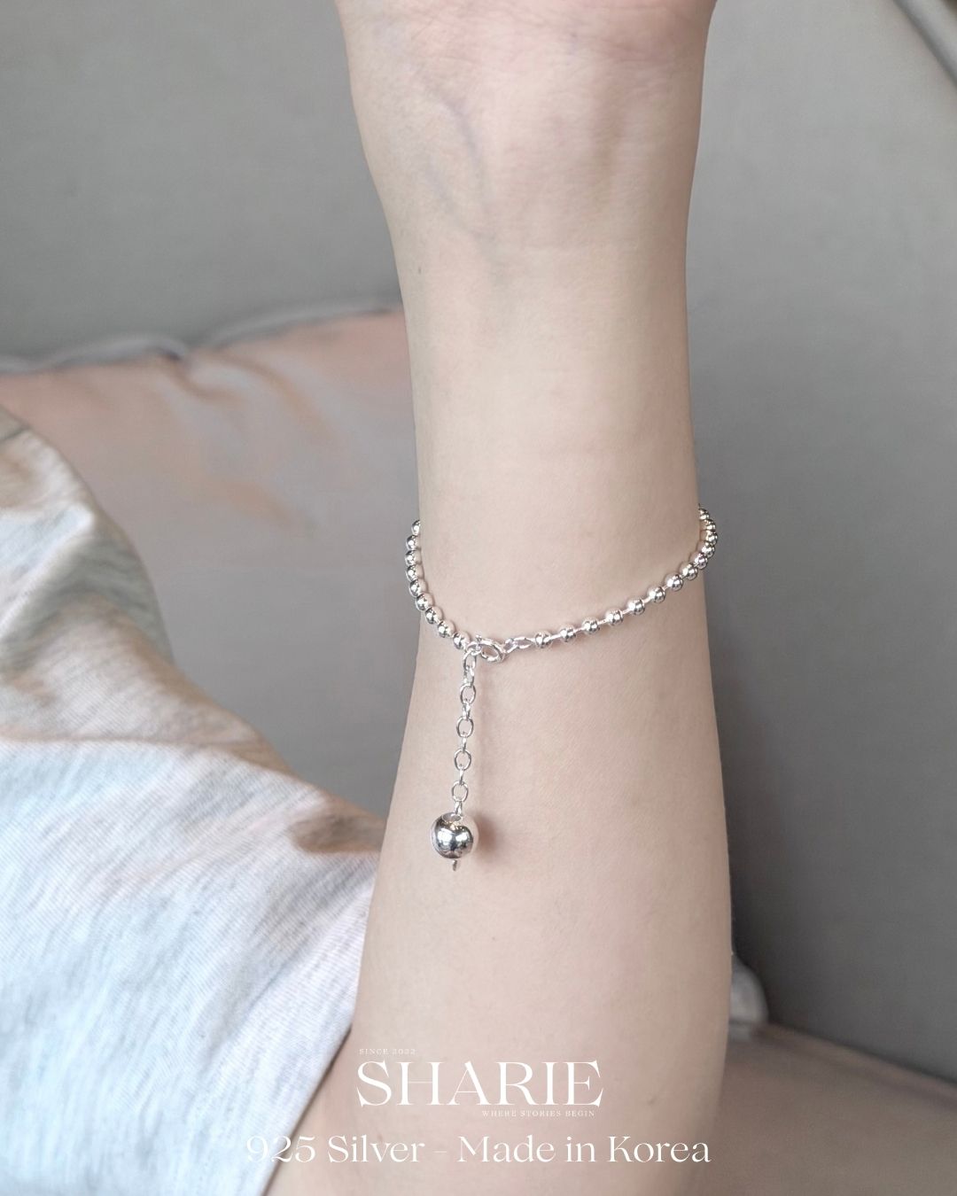 #785 | 3mm Ball Chain Bracelet | 925 Silver