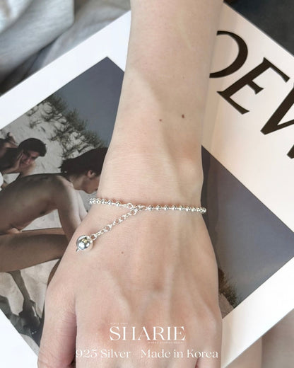 #785 | 3mm Ball Chain Bracelet | 925 Silver