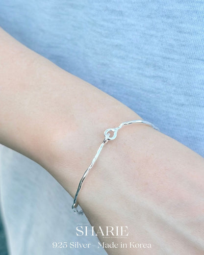 #786 | Organic Vine Bangle | 925 Silver