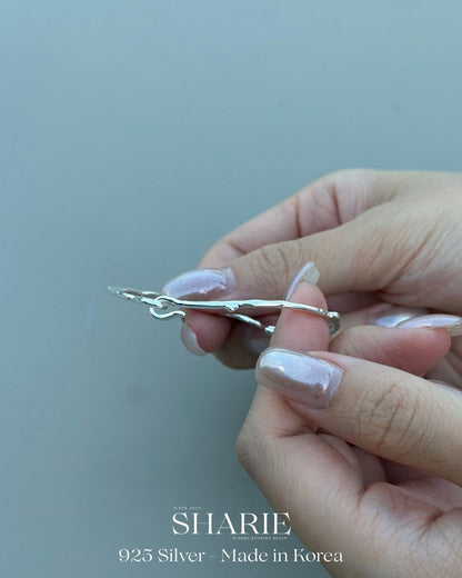 #786 | Organic Vine Bangle | 925 Silver