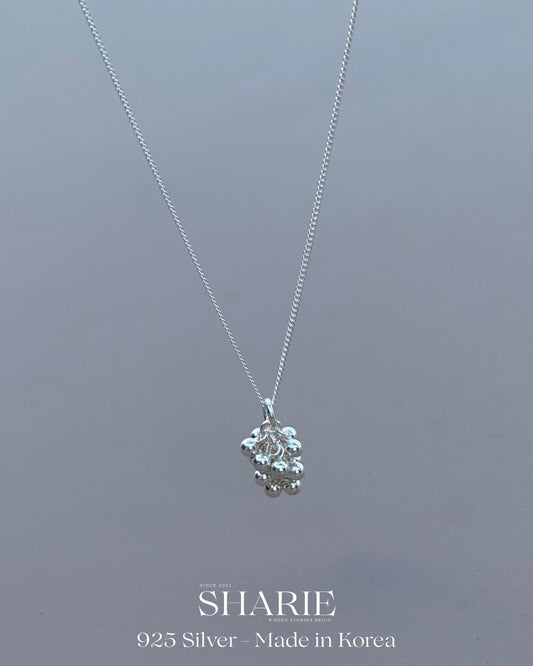 #791 | Grape Cluster Necklace | 925 Silver