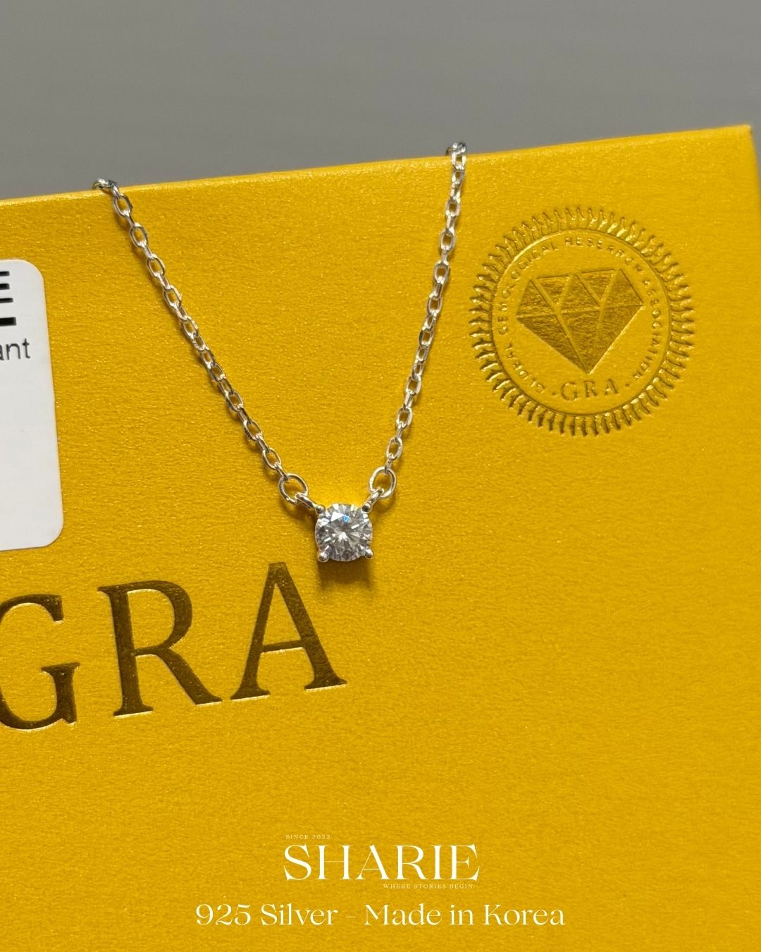 #792-793 | 4mm Moissanite Necklace & Earrings | 925 Silver
