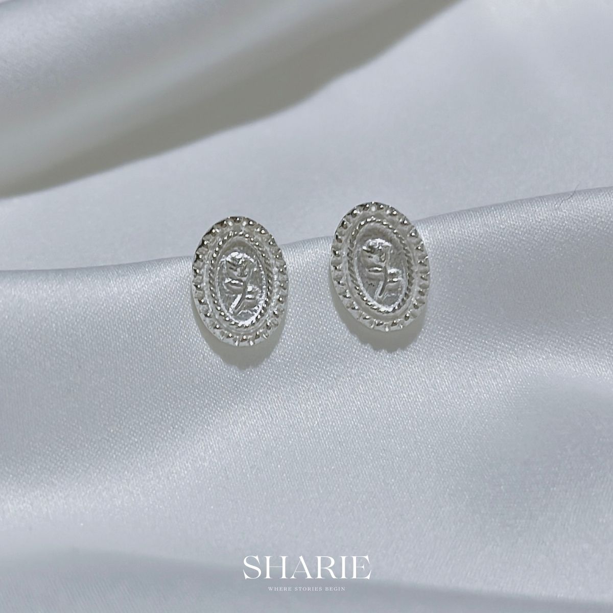 N18丨E06丨Vintage Rosey丨Necklace  Earrings丨925 Silver  復古玫瑰 項鏈 韓國925純銀頸鏈 耳環
