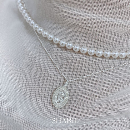 N18丨E06丨Vintage Rosey丨Necklace  Earrings丨925 Silver  復古玫瑰 項鏈 韓國925純銀頸鏈
