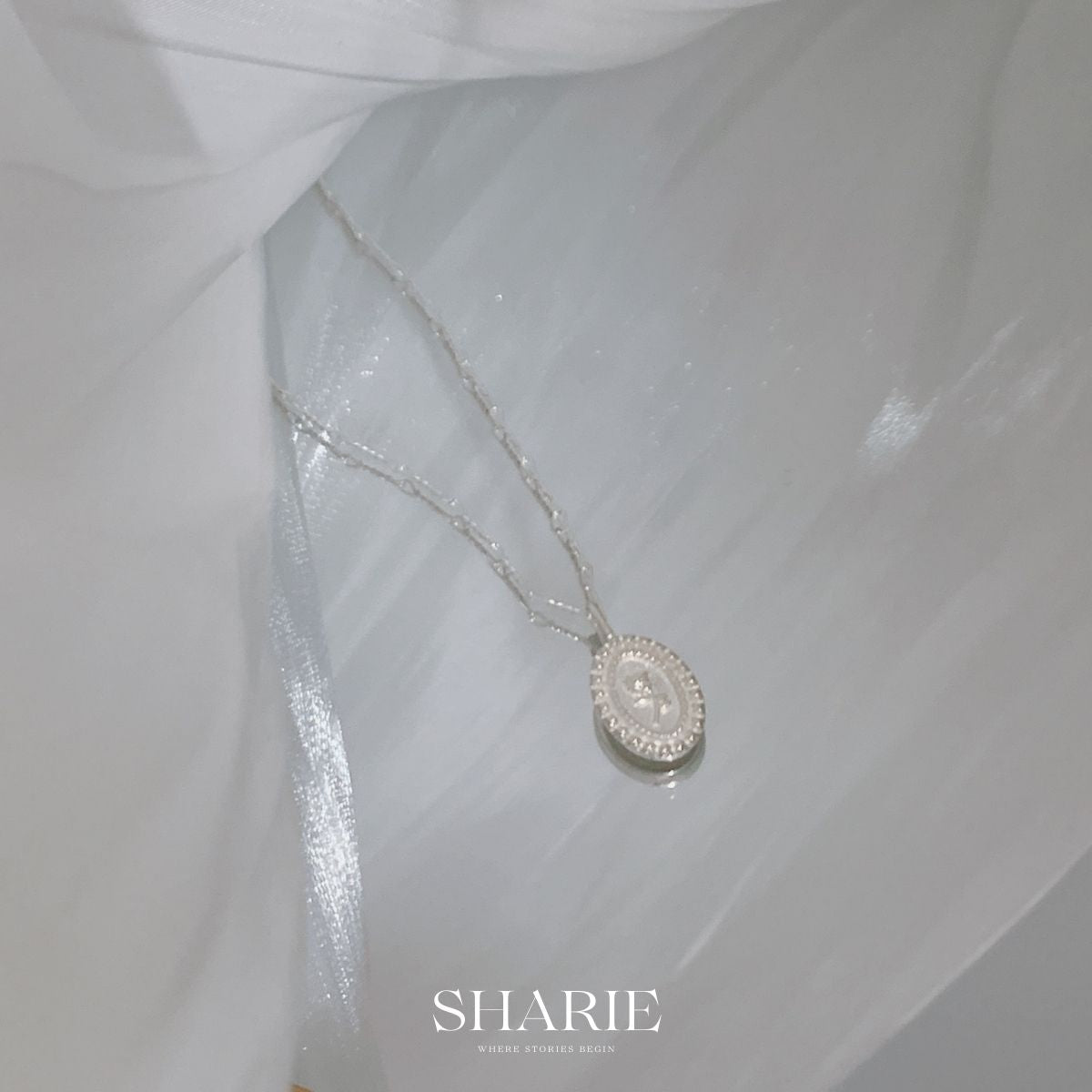 N18丨E06丨Vintage Rosey丨Necklace  Earrings丨925 Silver  復古玫瑰 項鏈 韓國925純銀頸鏈 耳環