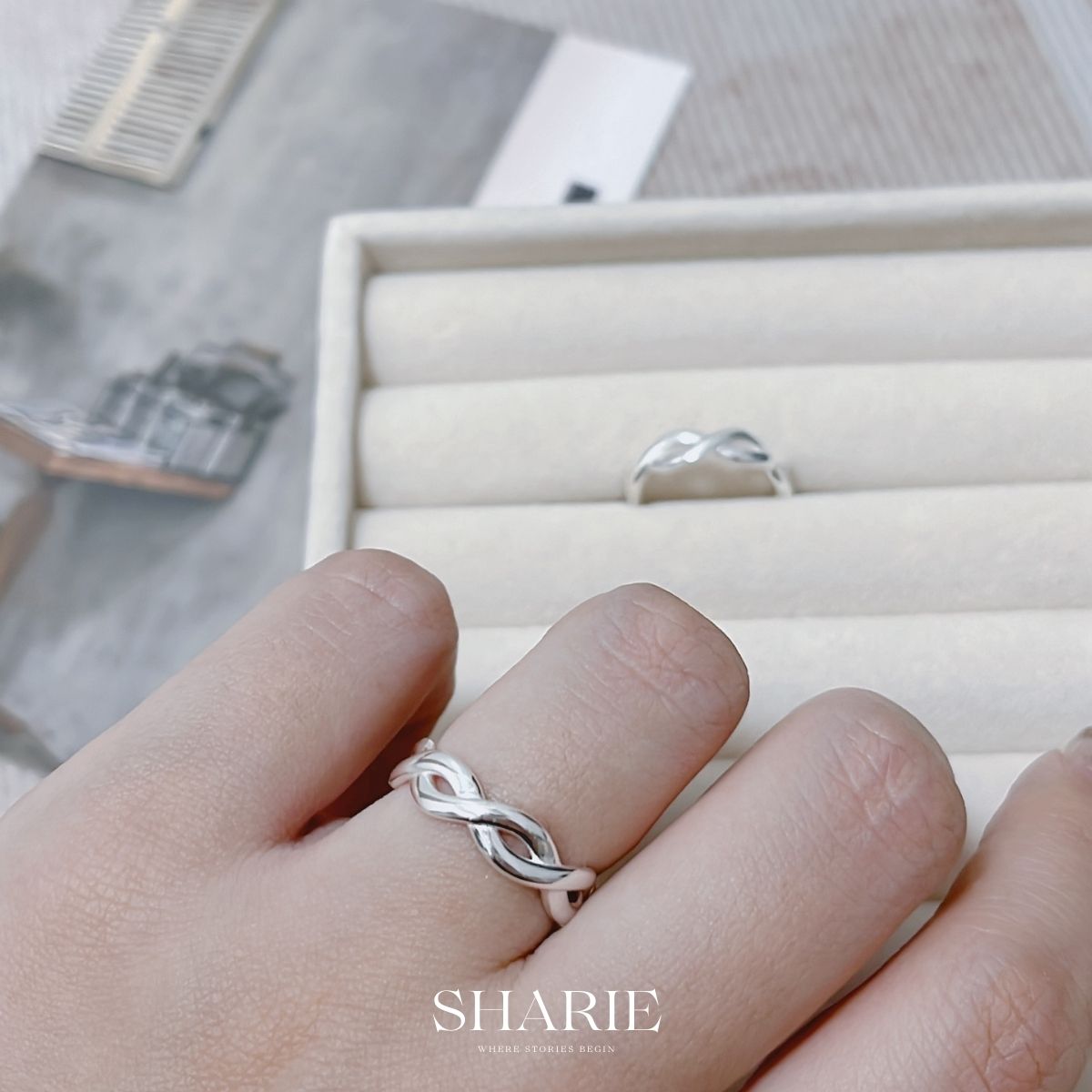 Braid Ring丨925 Silver 純銀丨韓國銀飾Made in Korea – Sharie.Co