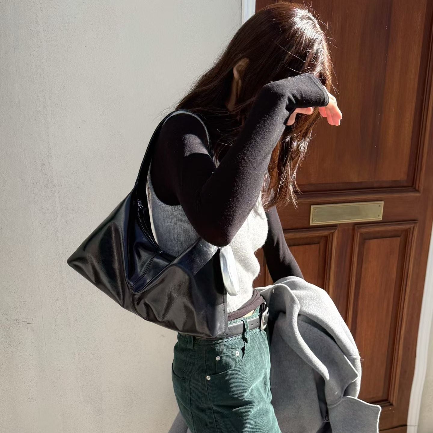 leather bag, hobo bag, cowhide bag, bucks and leather, coin bag, genuine leather bag, made in korea, bag from korea, 韓國製造，韓國真皮袋，韓國設計師品牌，牛皮袋，媽咪袋，mommy bag, hobo袋，韓國代購