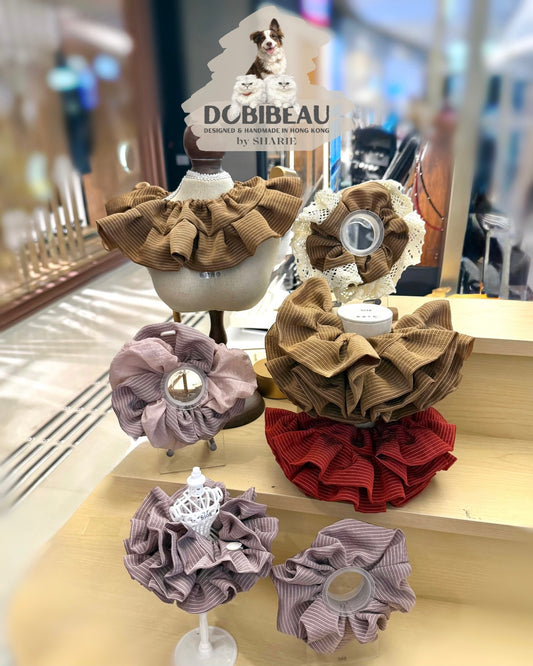 F2 | 韓國跣水間條布 | 髮圈 Scrunchie | DOBIBEAU