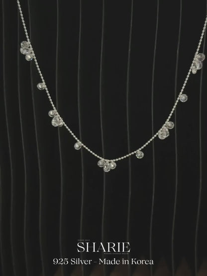 #712 | Shimmering Cascade Necklace | 925 Silver