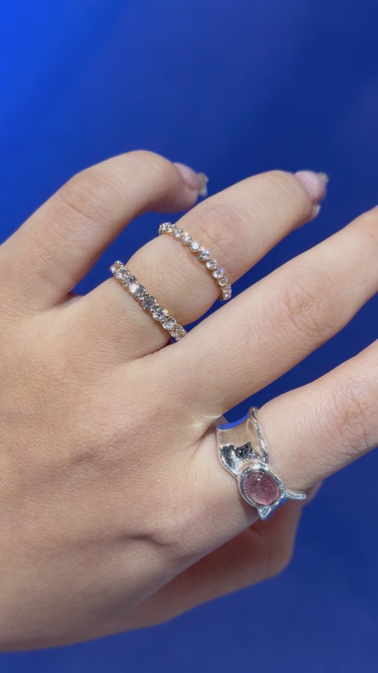 Round Lab Grown Diamond Eternity Ring