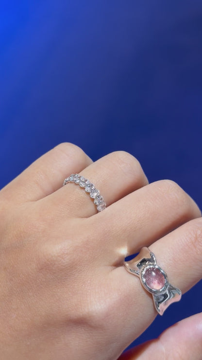 Oval Lab Grown Diamond Eternity Ring