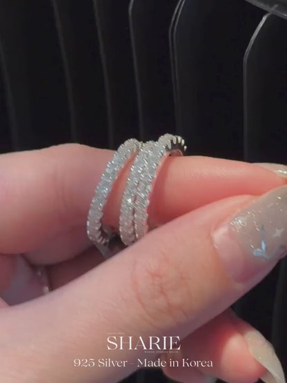 #675丨2.8mm CZ Eternity Band Ring丨925 Silver