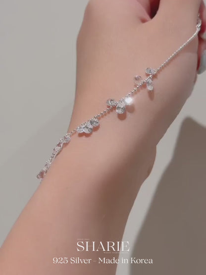 #689 | Shimmering Cascade Bracelet | 925 Silver