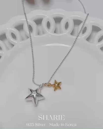 #751 #752 | Solid Stars Necklace | 925 Silver