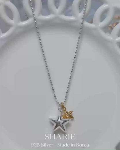 #751 #752 | Solid Stars Necklace | 925 Silver