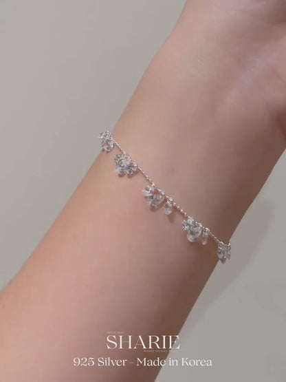 #689 | Shimmering Cascade Bracelet | 925 Silver