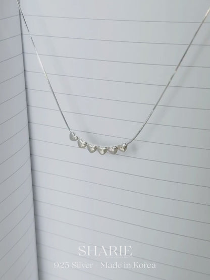 #710 | Sweet Heart Strand Necklace丨925 Silver