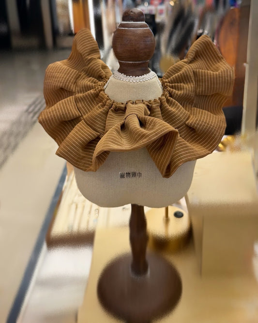 F2 | 韓國跣水間條布 | 寵物頸巾  Pet Bib | DOBIBEAU