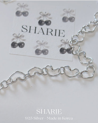 #521丨Wavy Heart Bracelet丨925 Silver