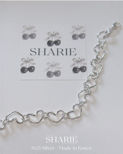 #521丨Wavy Heart Bracelet丨925 Silver