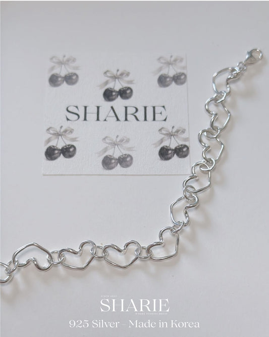 #521丨Wavy Heart Bracelet丨925 Silver