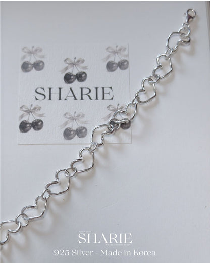 #521丨Wavy Heart Bracelet丨925 Silver