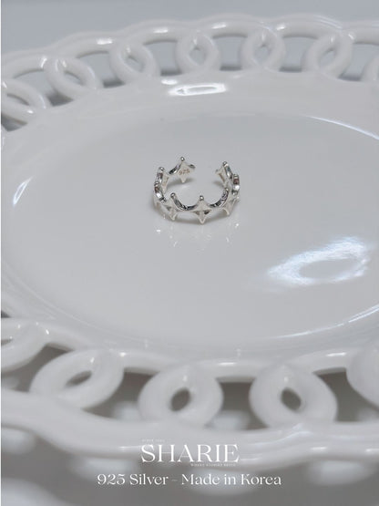 #733丨Cross Star Ring丨925 Silver