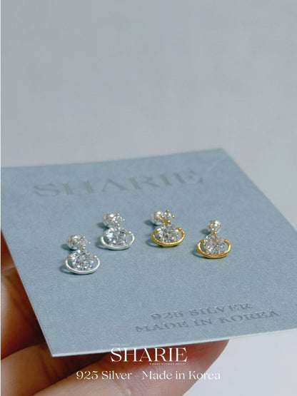 #762 | Planet Piercing - Screw-back | 925 Silver